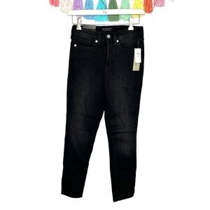 Banana Republic High Rise Black Wash Super Stretch Legging Size 25 Petite